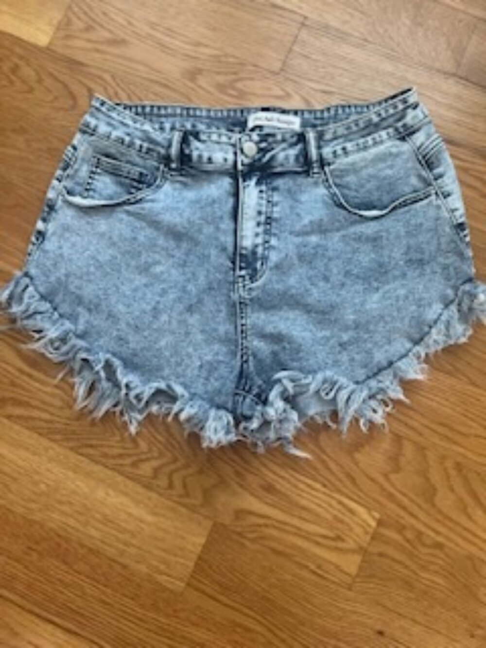 Ladies High-Rise Denim Shorts